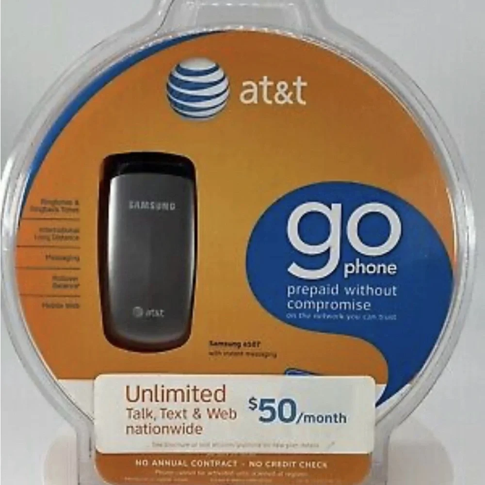 Samsung SGH A107 - Silver (AT&T) Cellular Phone ~ New